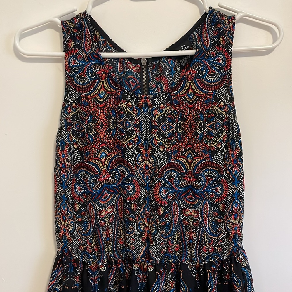 Knee length sleeveless dress